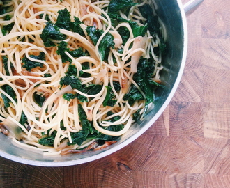 Garlic & Lemon Kale Spaghetti
