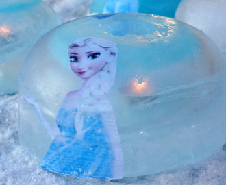 Tee itse upeat Frozen jäälyhdyt ja jäätaidetta!
