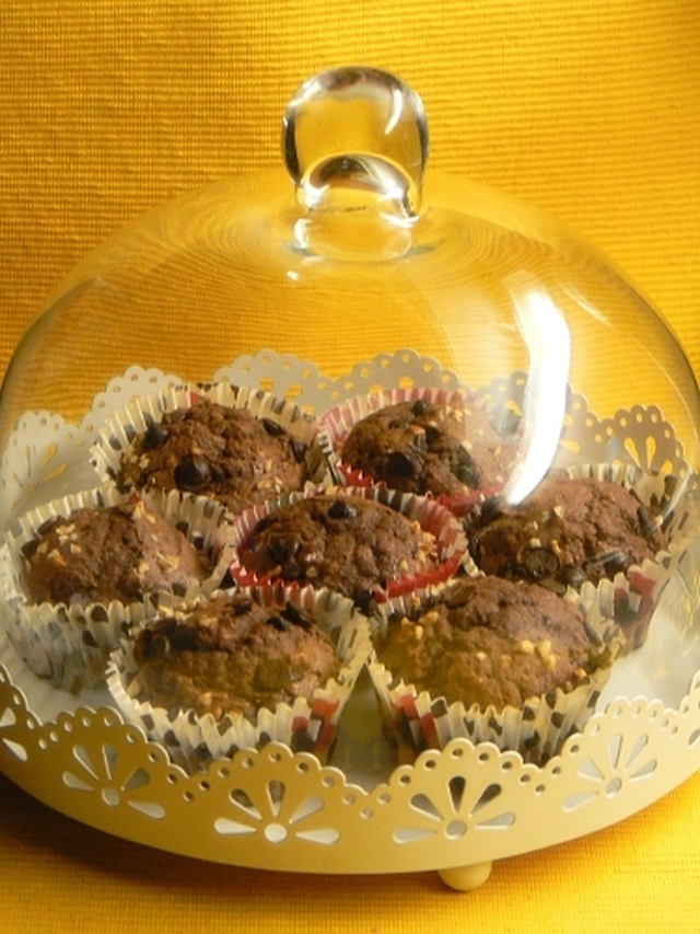Pullahiiren suklaa-pähkinämuffinssit