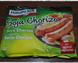 Hälsans Kök -kamppiksen testissä Soija Chorizot