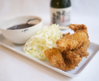 Chicken katsu - japanilaiseen tapaan friteeratut kanapalat