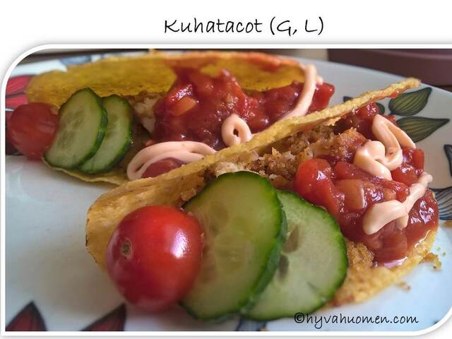 Kuhatacot (G, L) – Fish tacos (gluten and lactose free)