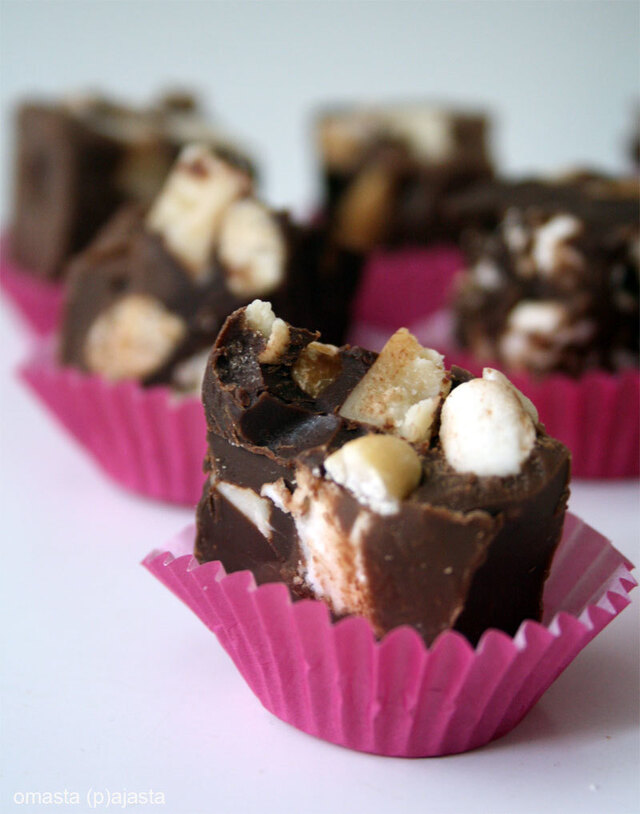 Suklaiset ROCKY ROAD herkut