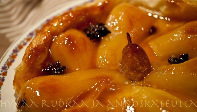 Tarte Tatin päärynästä