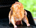 Poppamiehen Beer Can Chicken