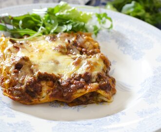 Hjemmelagd lasagne