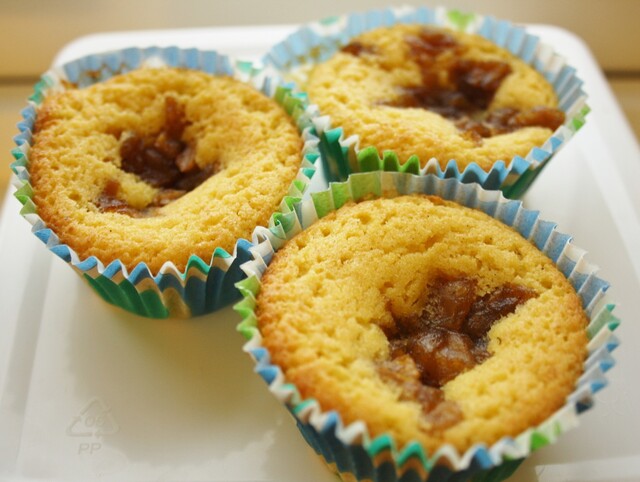 Gluten- og melkefrie muffins med løyndomar i