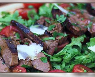 Tagliata – Italiensk biffsnadder med ruccola og parmesan