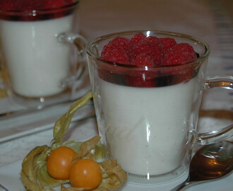 Panna cotta med kesam