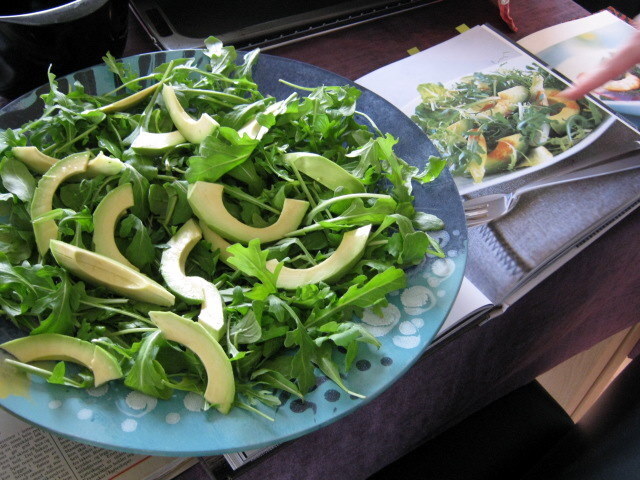 Sansk salat med gazpachoviaigrette
