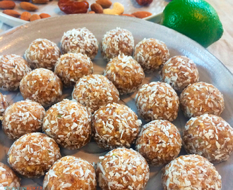 Bliss balls med kokos og lime
