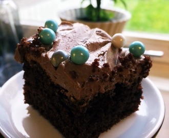 Sjokoladekake i langpanne (lett)