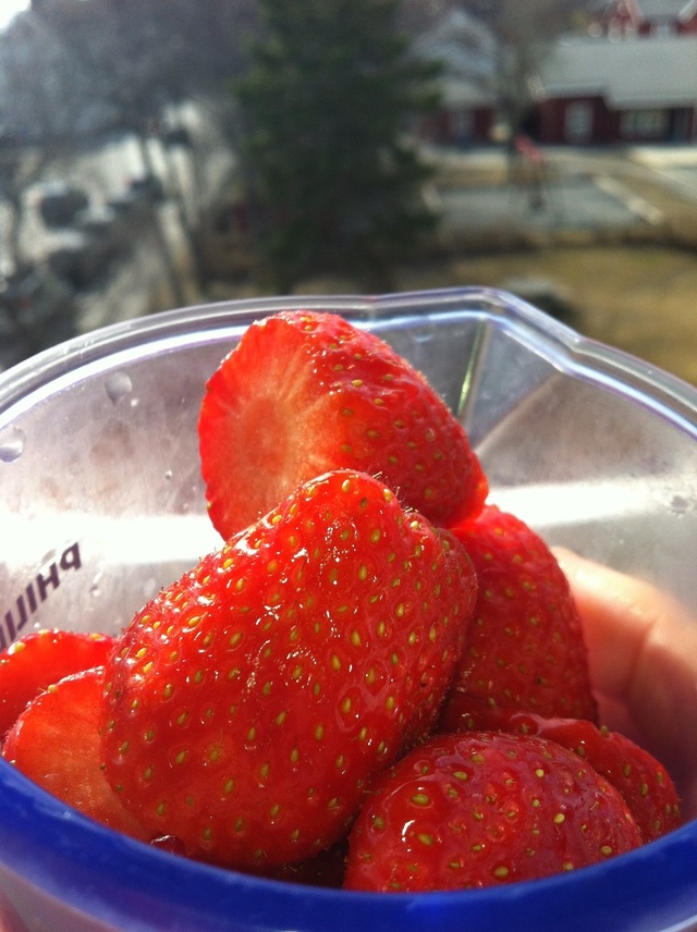 Å, du søte, gode jordbæra mi!
