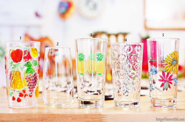 Drikkeglass finnes i ulike former og størrelser
