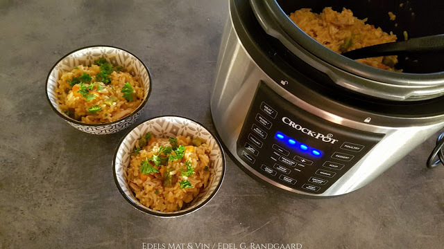 Kyllingrisotto med red curry ♫ Tilberedt i Crock-Pot® Express Multi-Cooker ♫