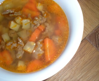 Het suppe med kjøttdeig