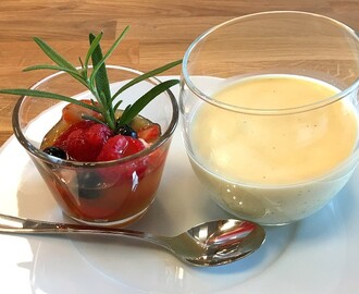 Panna cotta med lime