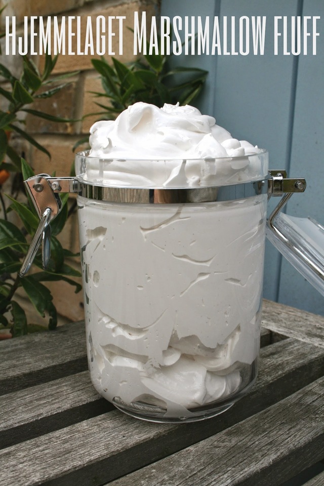 Hjemmelaget marshmallow fluff / cream