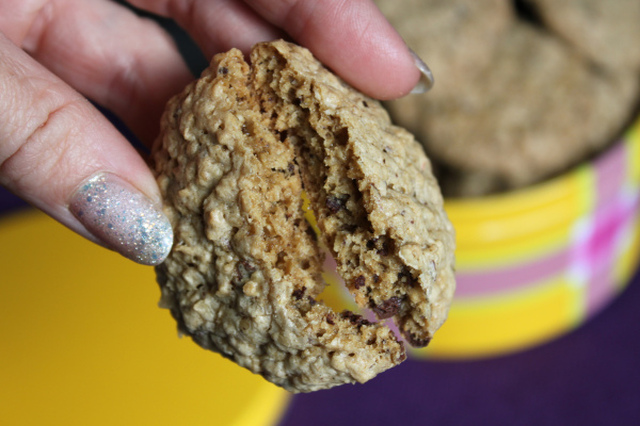 Knasende gode sjokolade og havregryn Cookies!