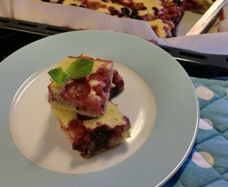 My simple, vegan, big berry cake