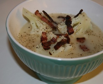 Blomkålsuppe med bacon