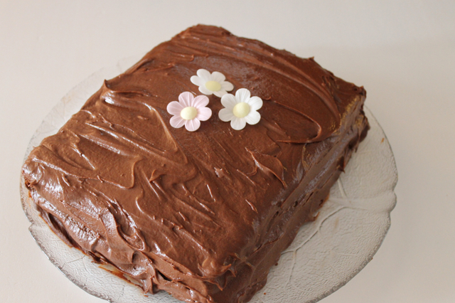 Sjokoladekake- fylldig og saftig- 17 mai