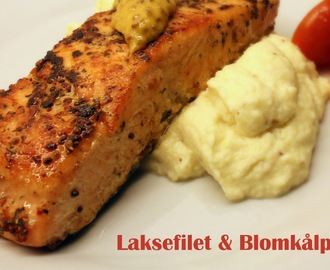 Laksefilet & Blomkålpuré