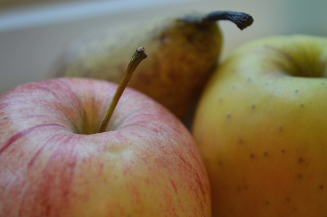 Epler og pærer.