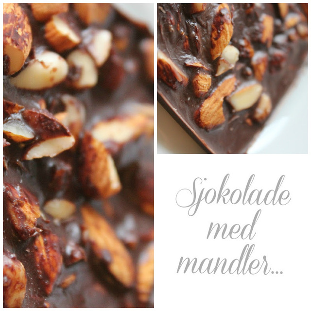 Sukkerfri Mandelsjokolade...