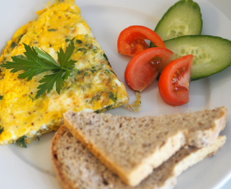 Urte omelett - en super frokost/lunsj <3