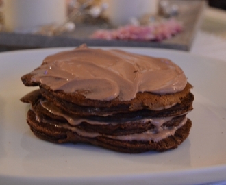 Sjokolade proteinpannekaker