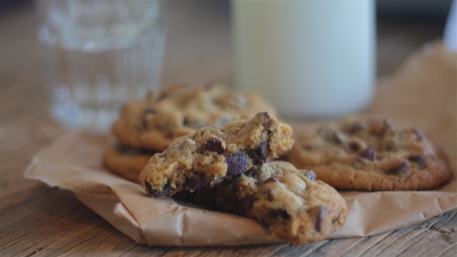 Chewy chocolate chip cookies