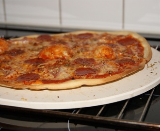 Ny pizzastein i hus!