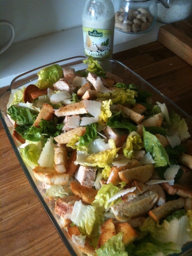 Caesar salat med kylling