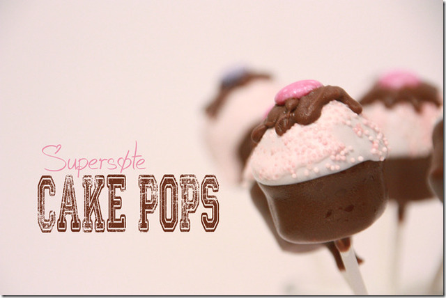 {Oppskrift} Søte Cupcake Cake Pops!