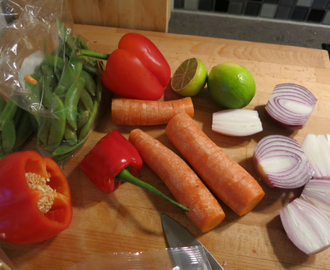 Middagstips: Kremet tagliatelle med scampi og masse grønnsaker