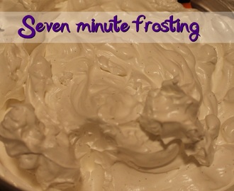 Seven minute frosting