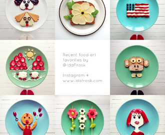 Matkunst i det siste / Recent food art on Instagram