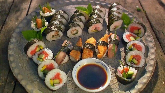 Sushi med svenske råvarer
