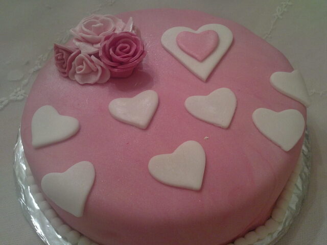 Morsdag og kake til Valentines day
