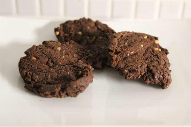 Oppskrift på mørke glutenfrie sjokoladecookies