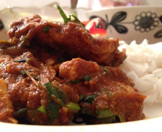 Chicken tandoori med mongolsk kryddersaus