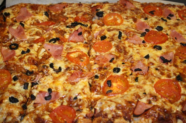 Homemade pizza