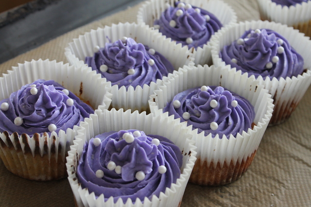 LCHF LAVENDEL CUPCAKES