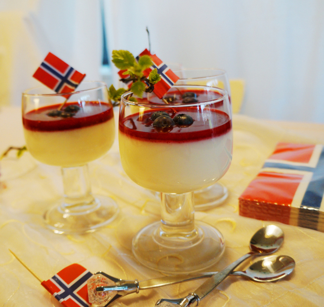 Lavkarbo panna cotta