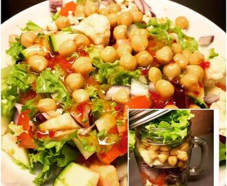 Raw-Food salat – Salad in a Jar