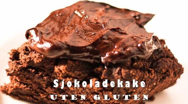 Saftig sjokoladekake uten gluten