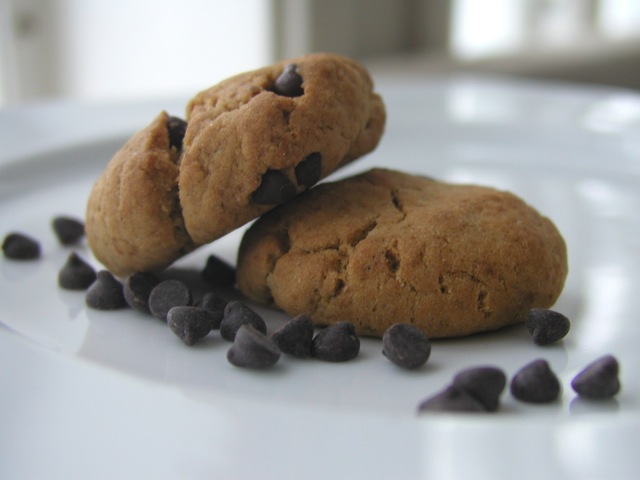 Peanut butter cookies med sjokolade biter