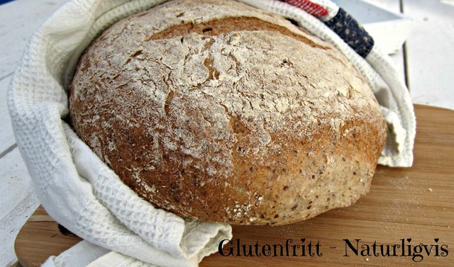 Glutenfritt linfrøbrød med havre