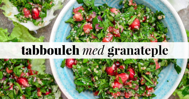 Tabbouleh med granateple